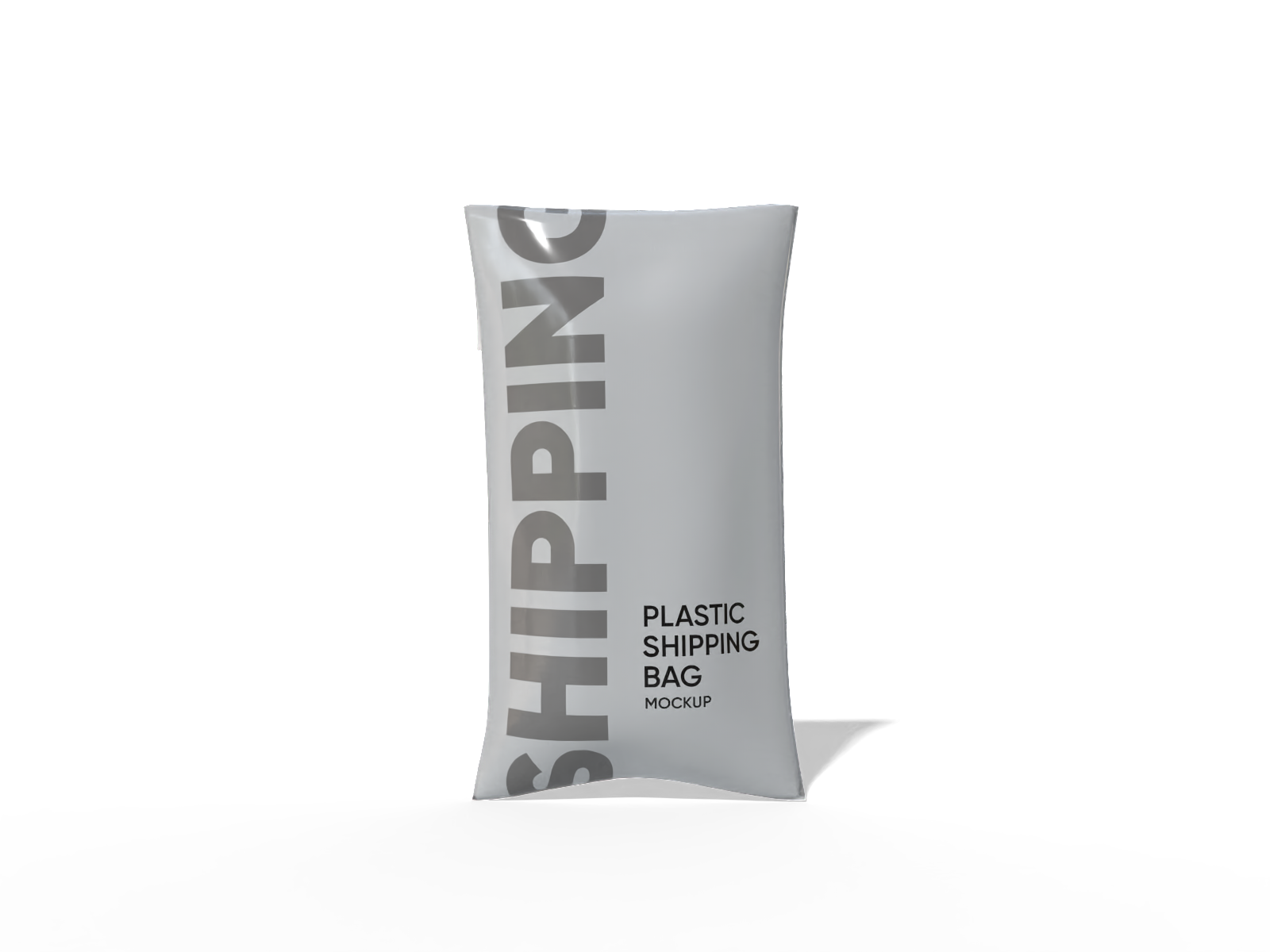 Plastic bag mockup