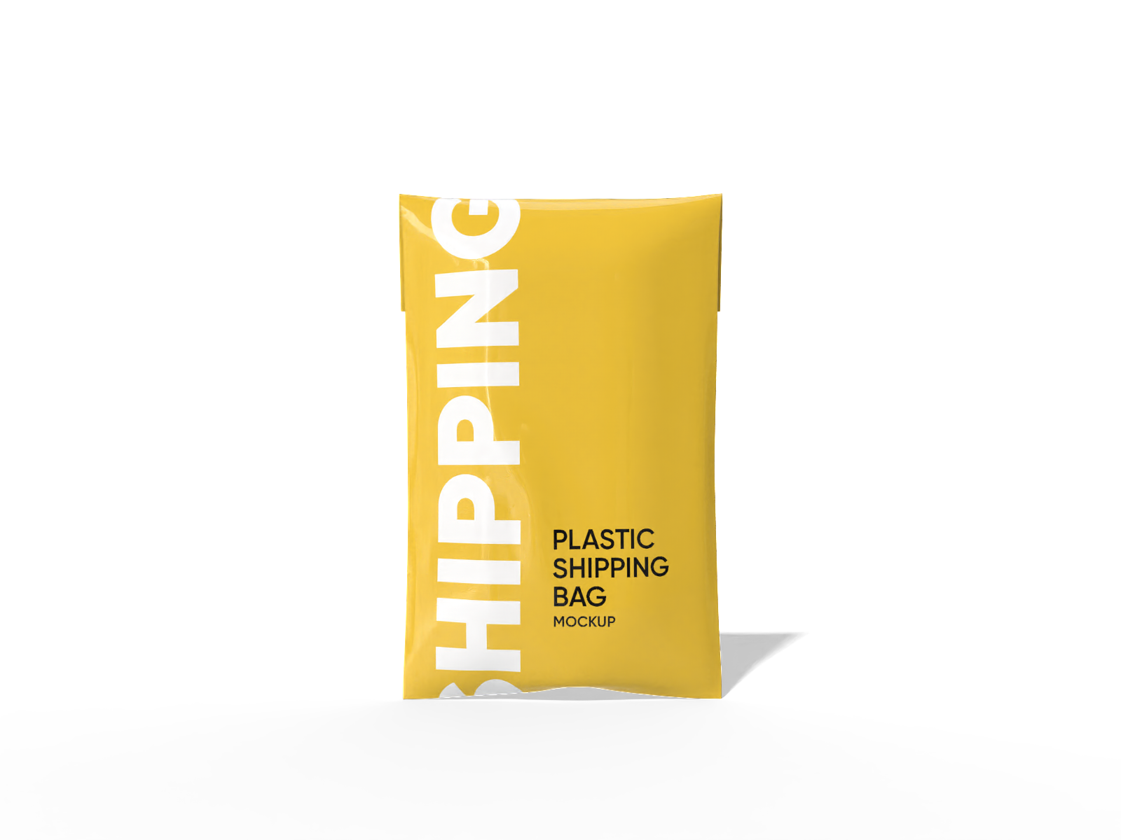 Plastic bag mockup