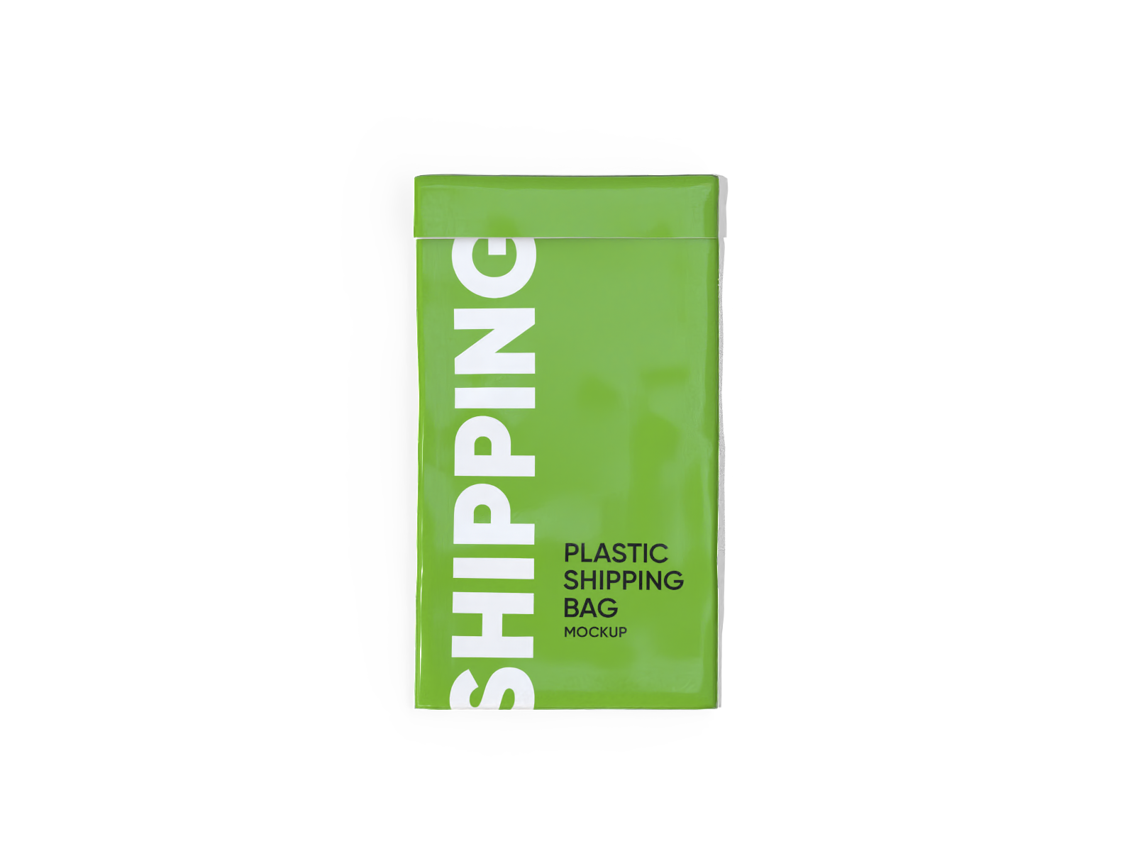 Mockup de saco de plástico