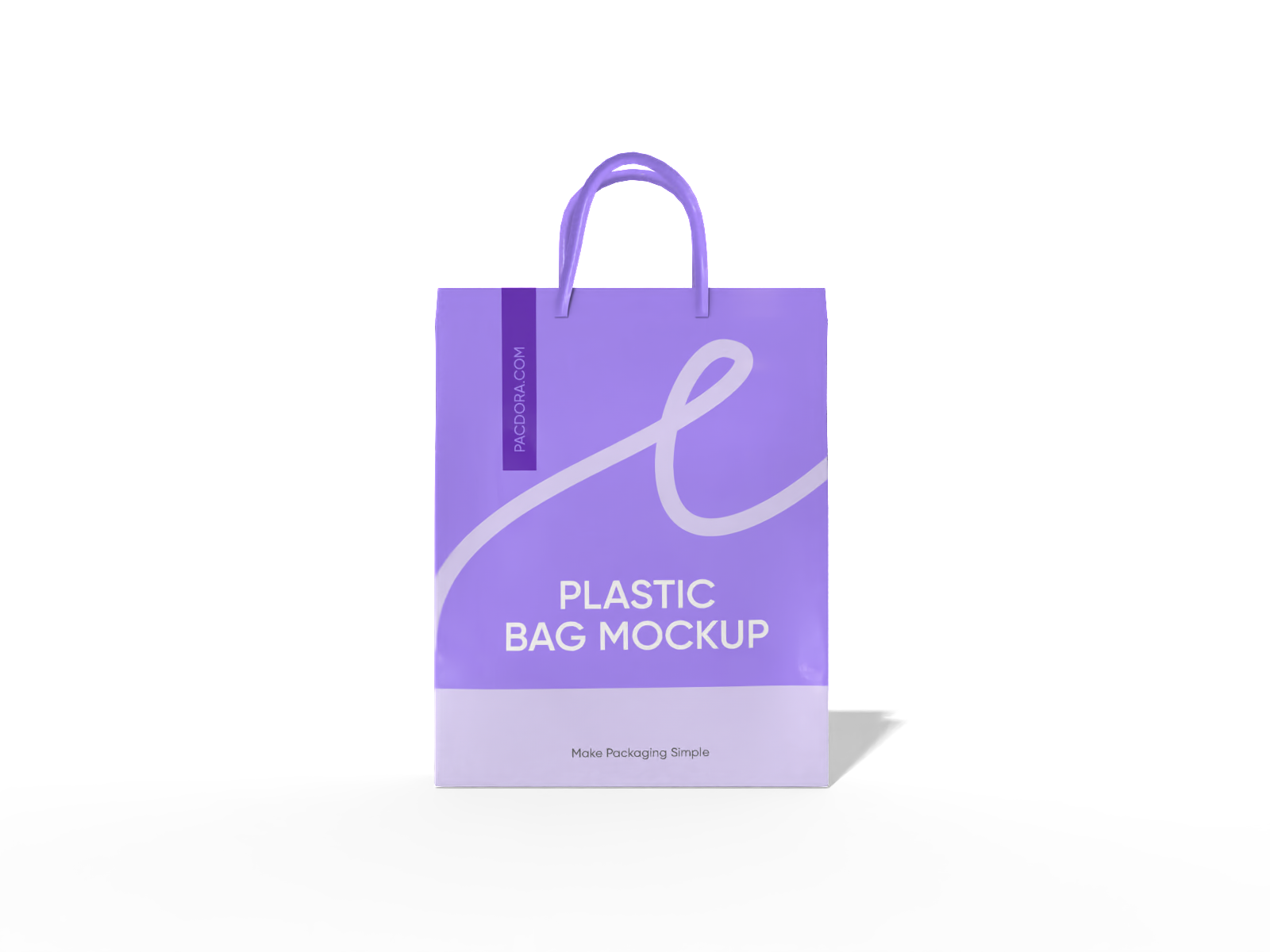 Plastic bag mockup