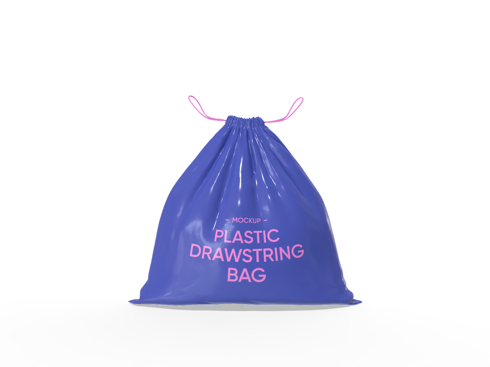 Plastic bag mockup