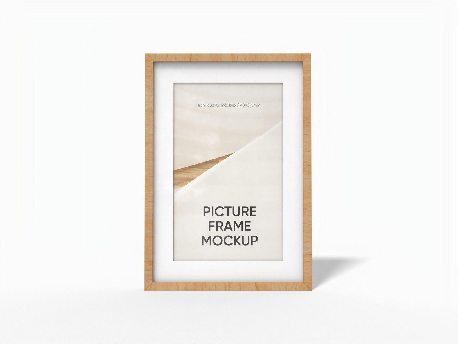 A5 picture frame mockup