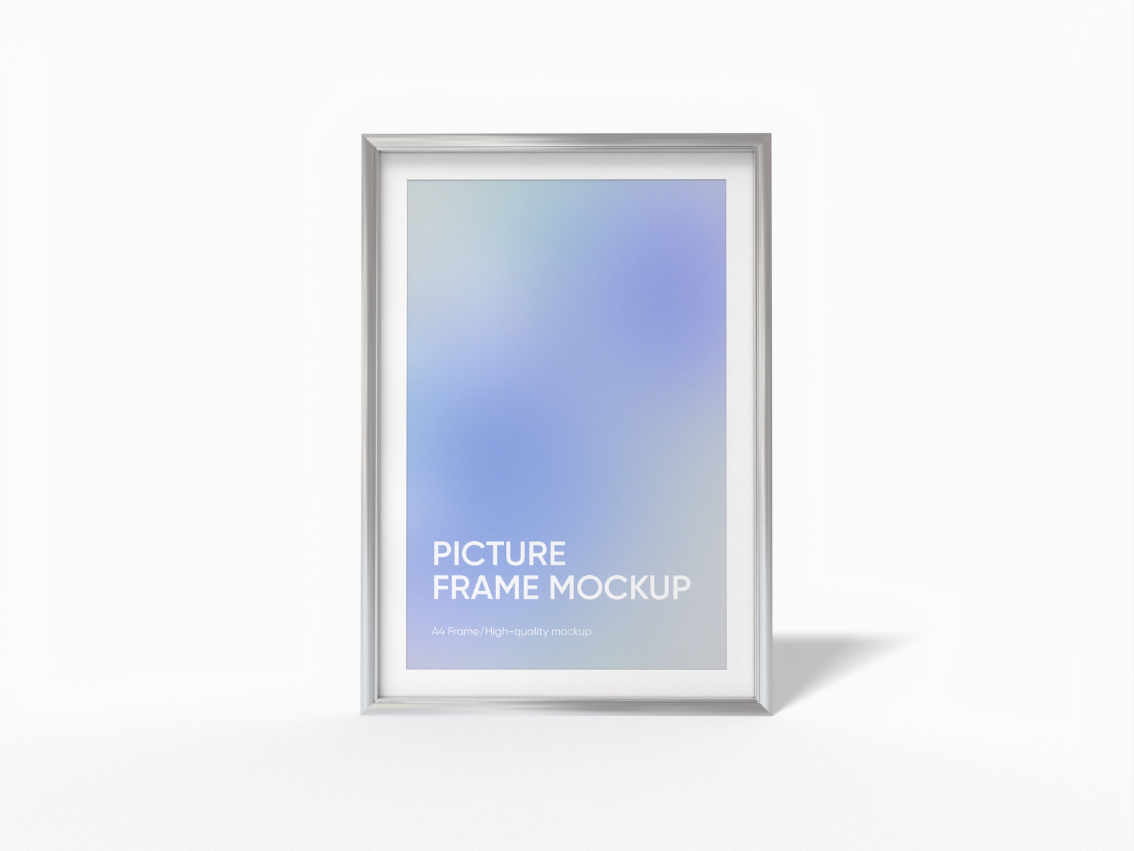 A4 picture frame mockup