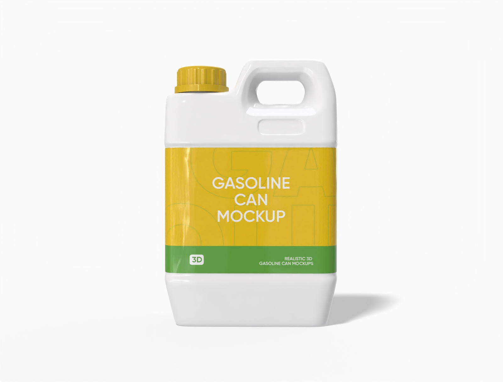 2.5 L jerry can mockup