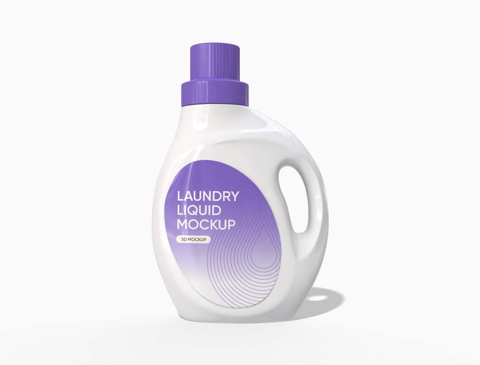 Laundry bottle mockup