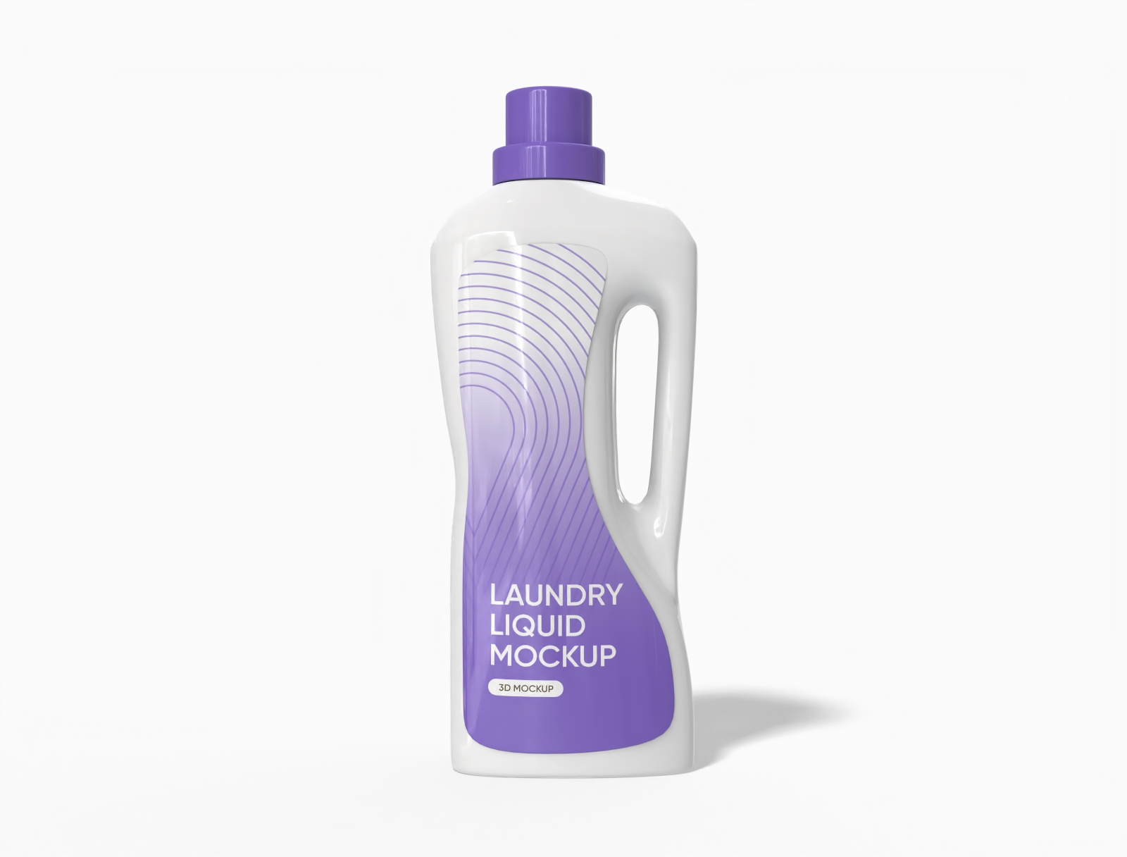 Laundry bottle mockup
