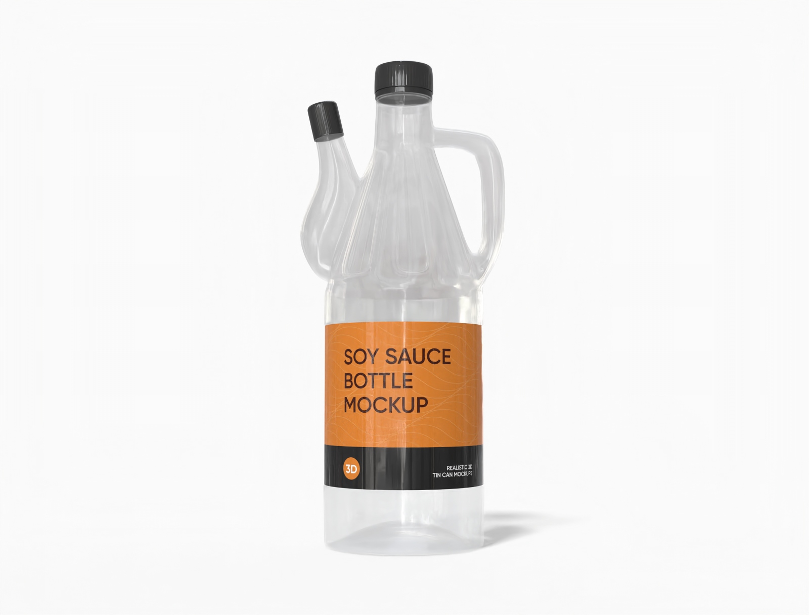 Sauce bottle mockup