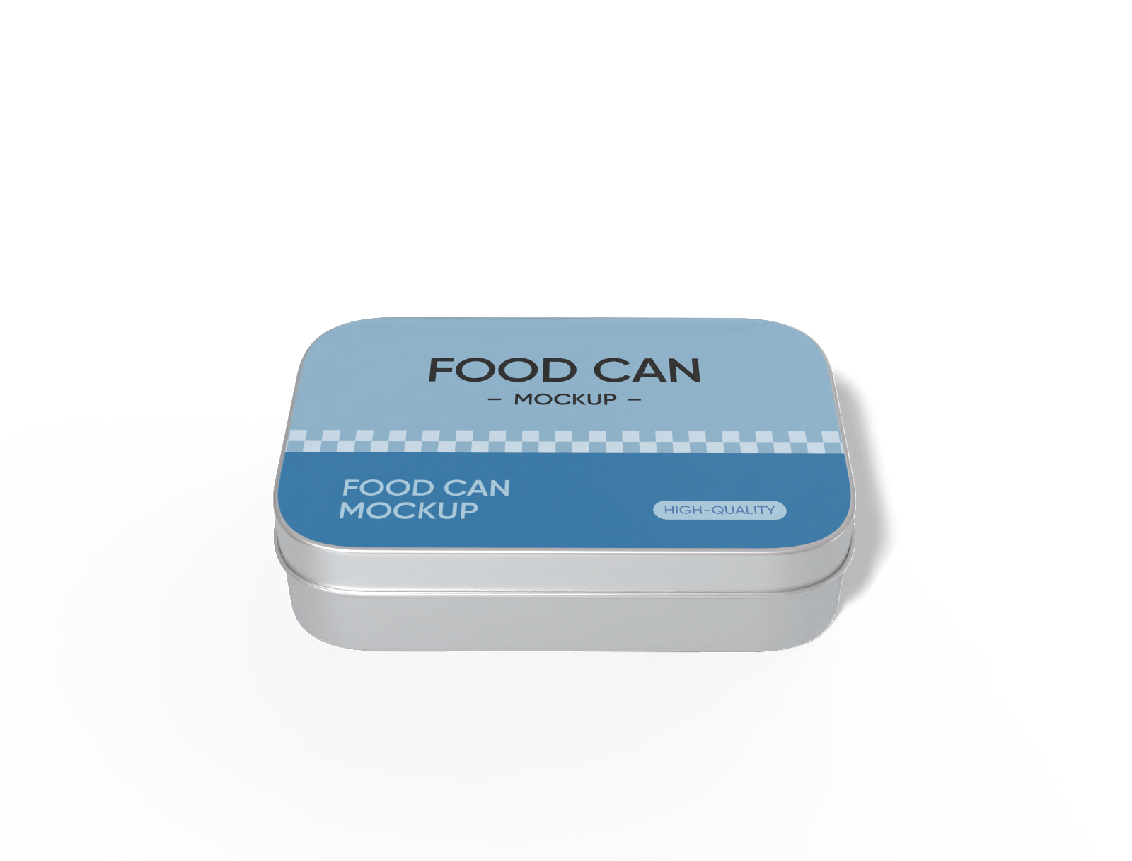 Small food can mockup