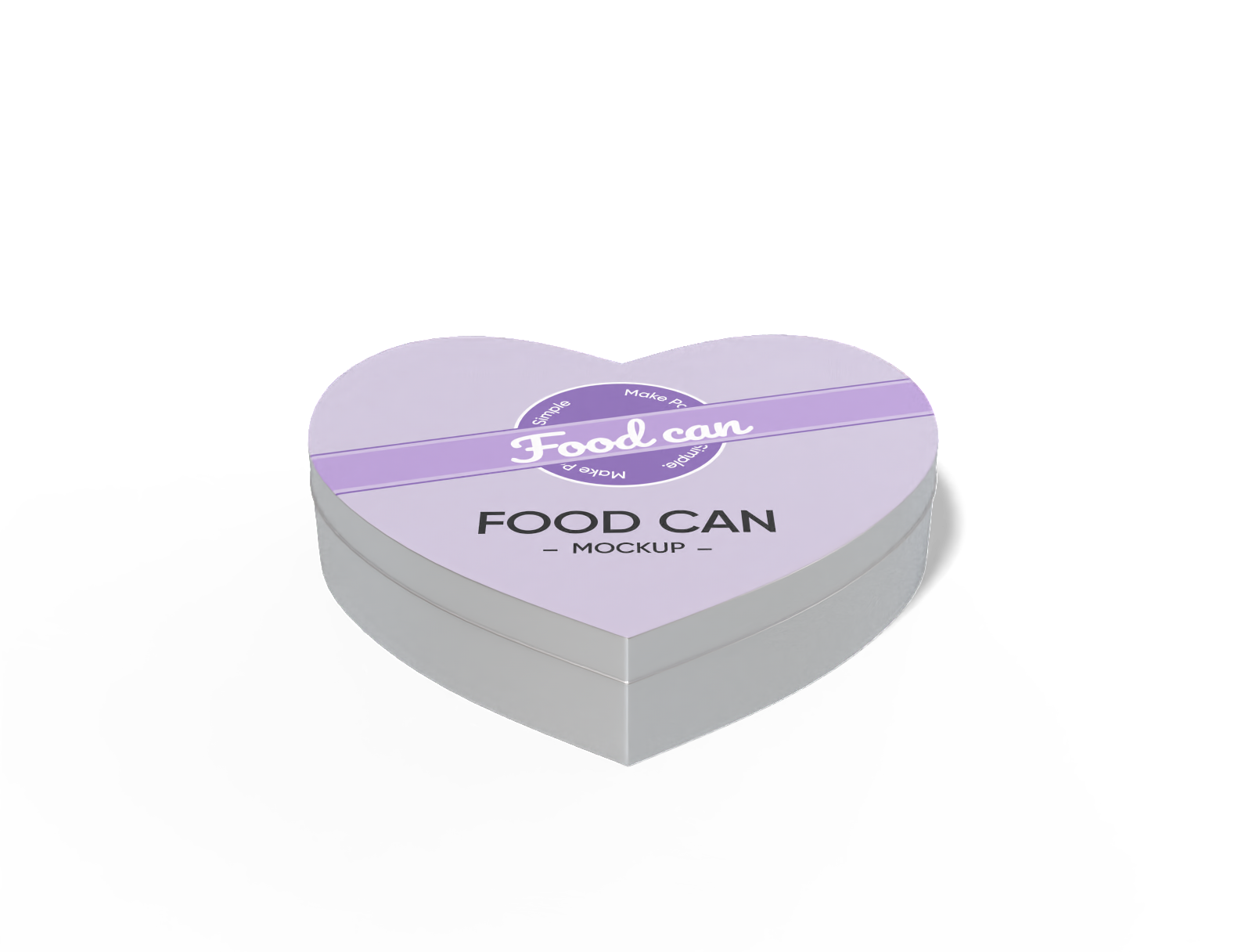 Heart can mockup