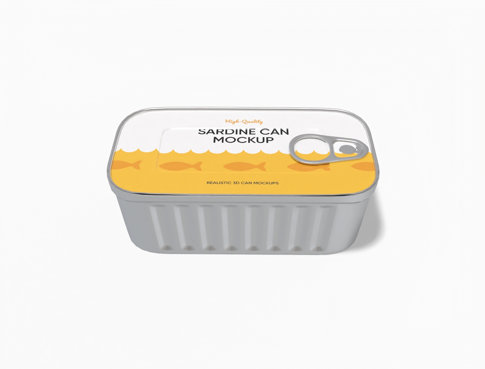 Easy open can mockup