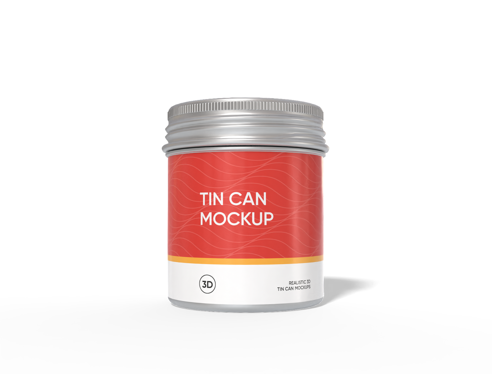 Medium tin can mockup