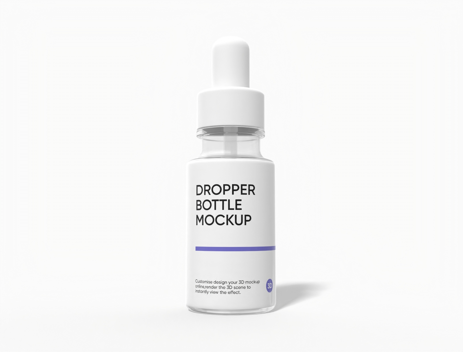 13 ml スポイトボトルモックアップ