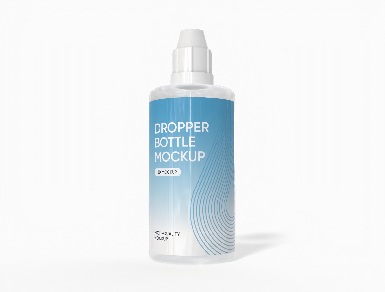 50 ml dropper bottle mockup