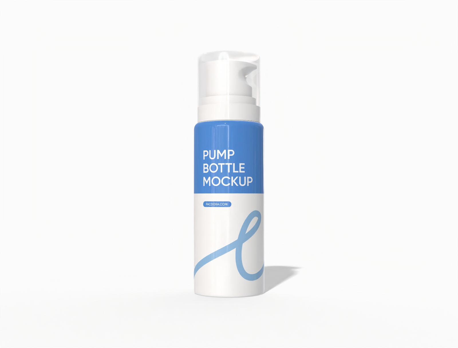 225ml プラスチックエアレスポンプボトルモックアップ