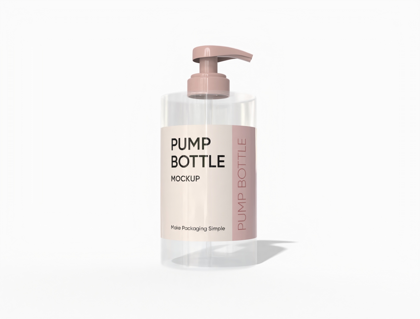 450 ml dailylife pump bottle mockup