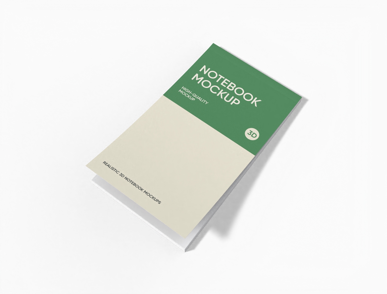 A5 notebook mockup