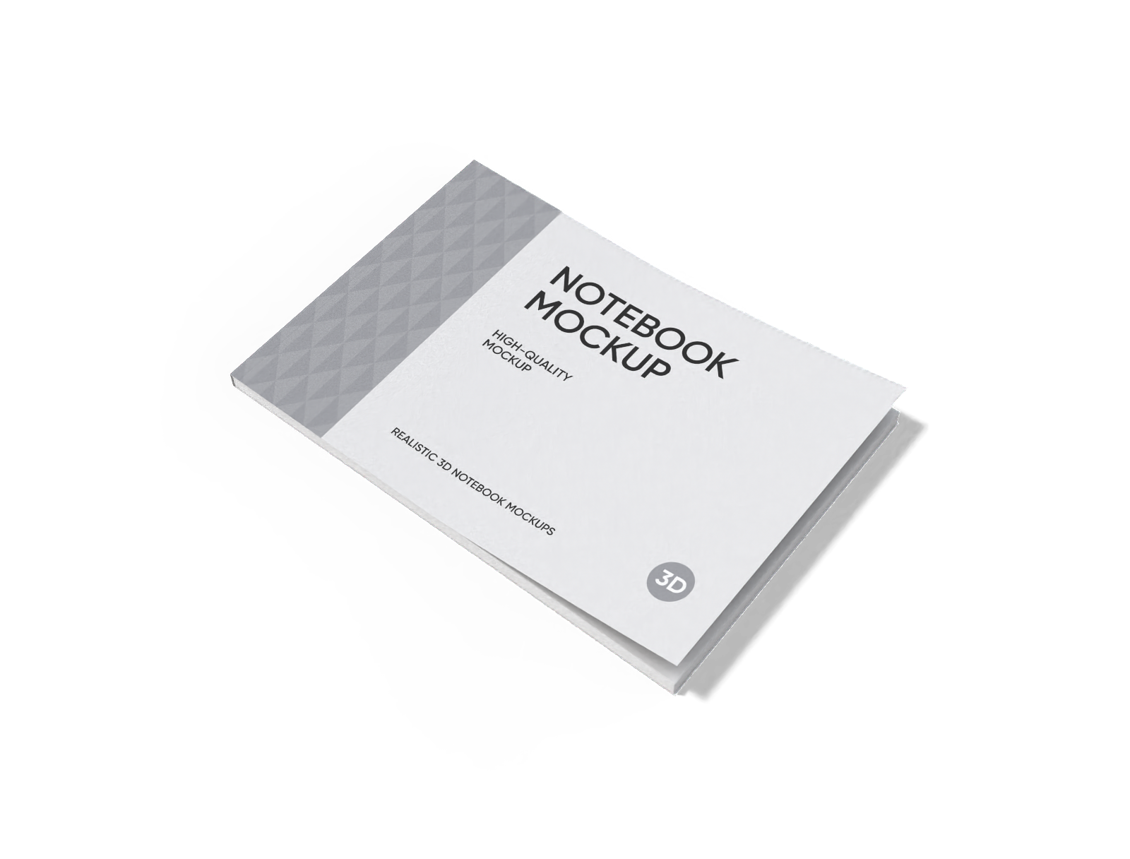 A5 notebook mockup