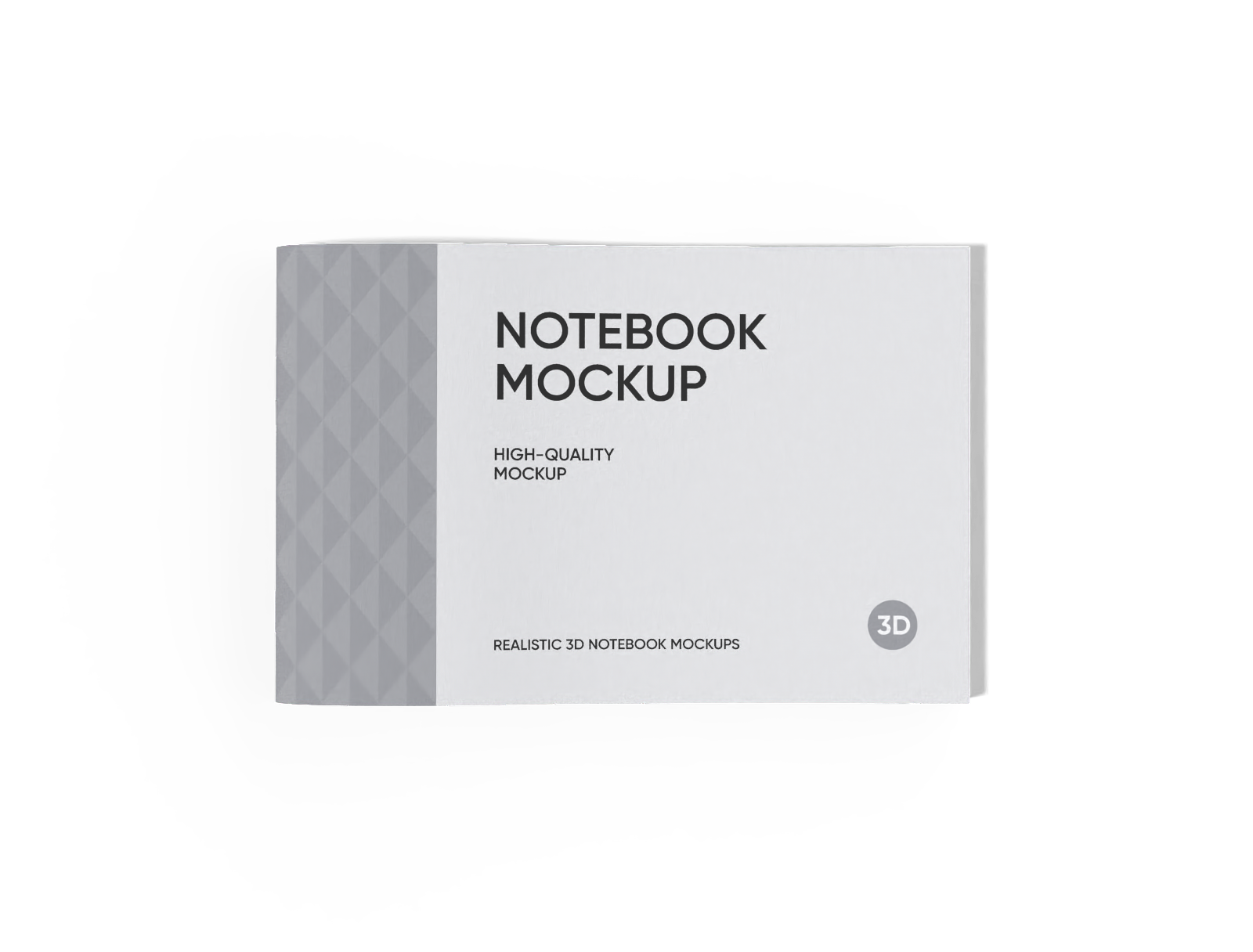 A5 notebook mockup