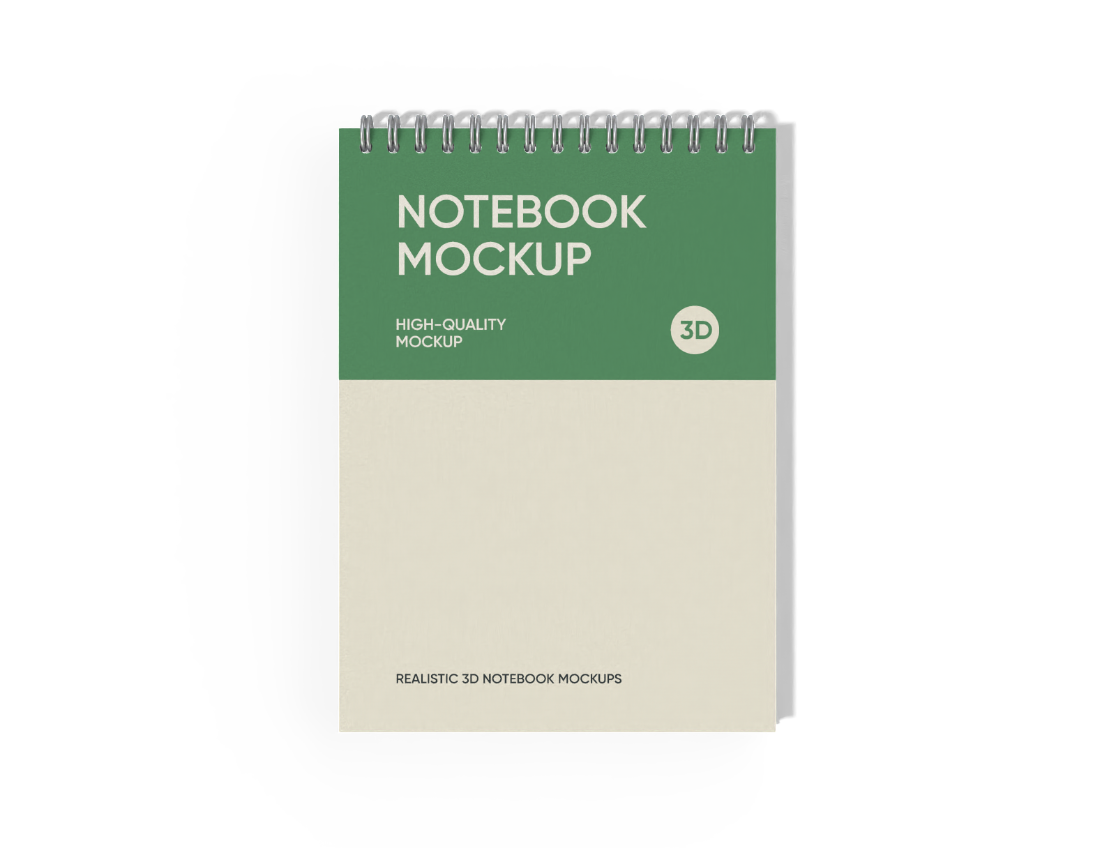 Notebook mockup
