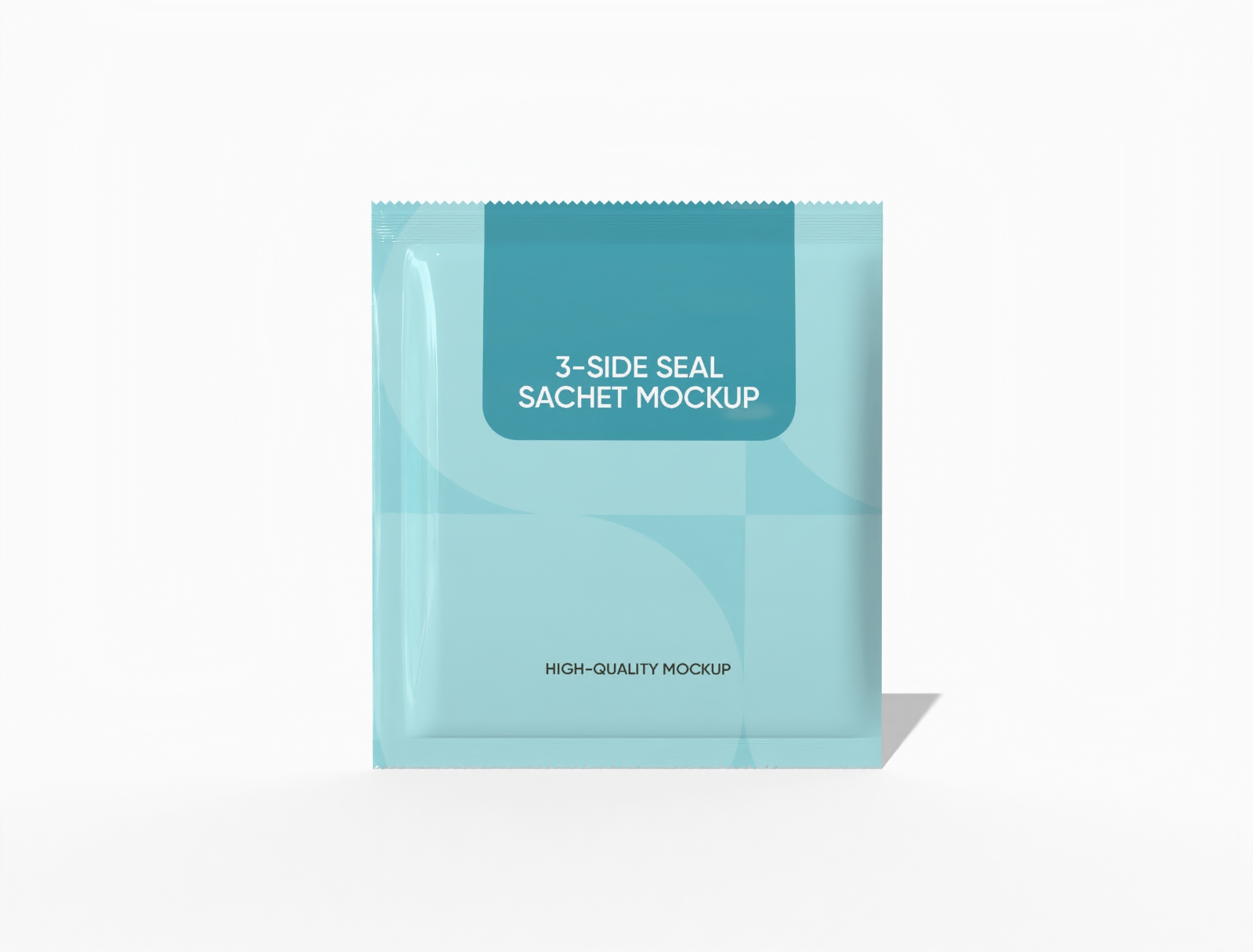 Sachet packaging mockup