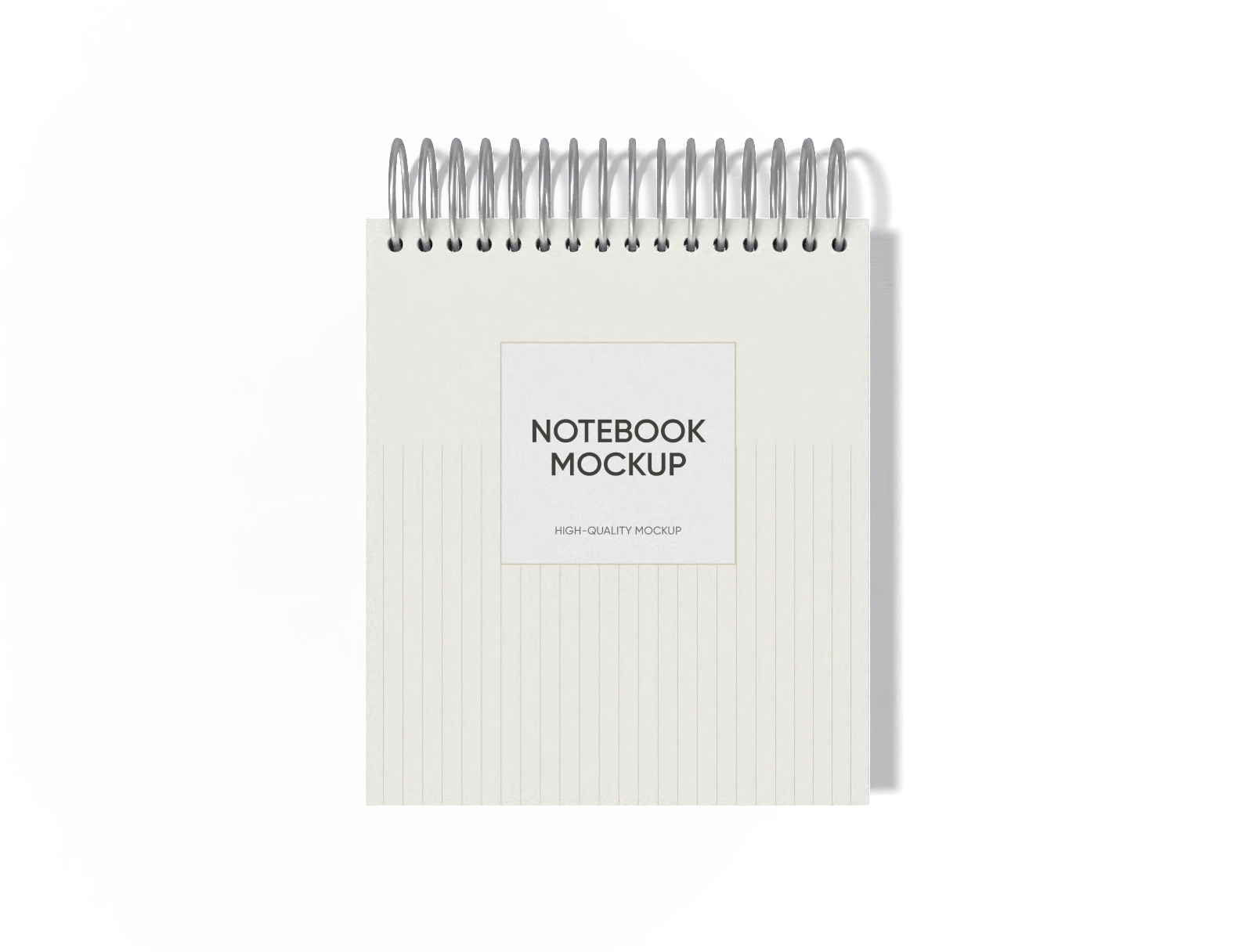 Small notebook mockup