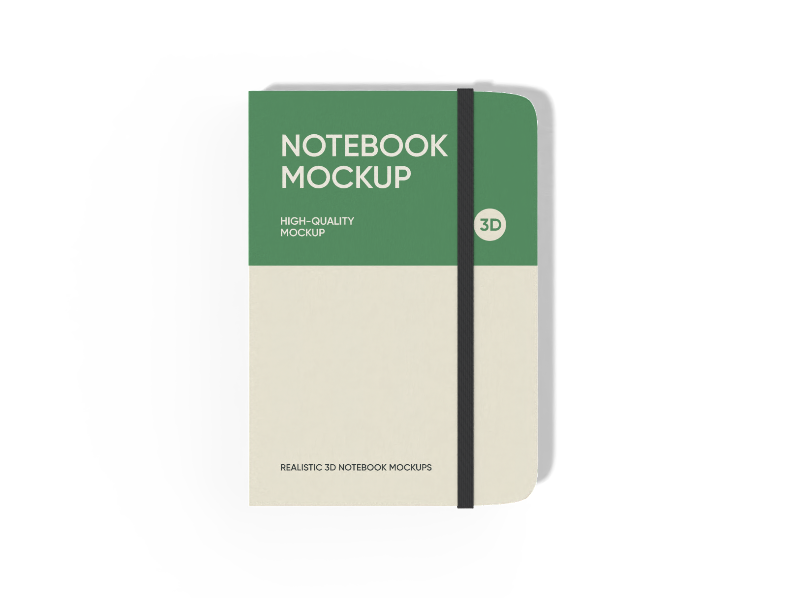 A5 notebook mockup