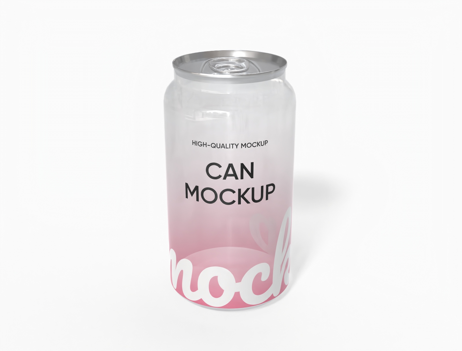 Small soda can mockup