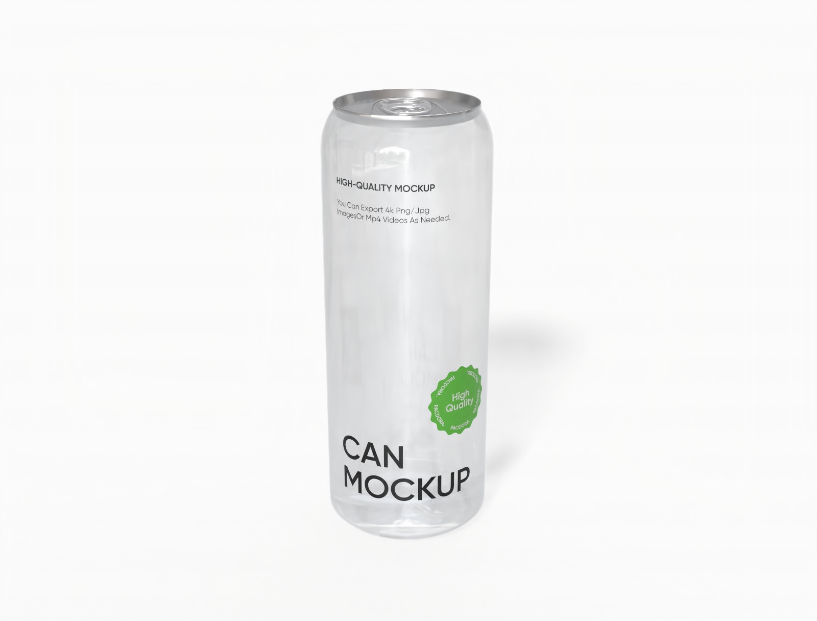 Small soda can mockup