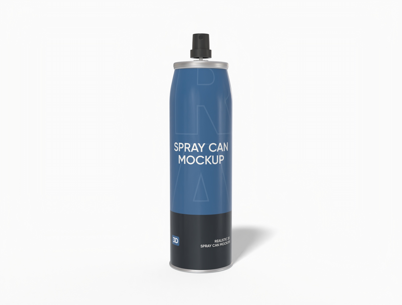 Aerosol spray can mockup