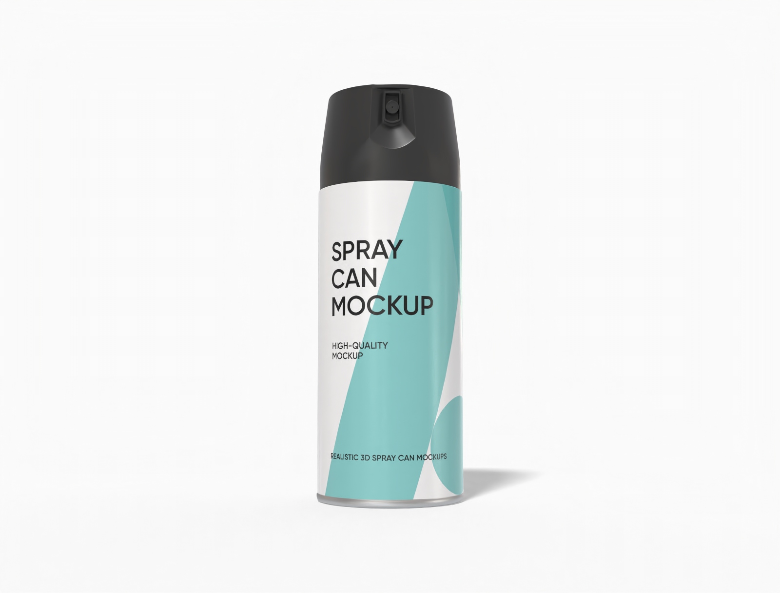 Aerosol spray can mockup