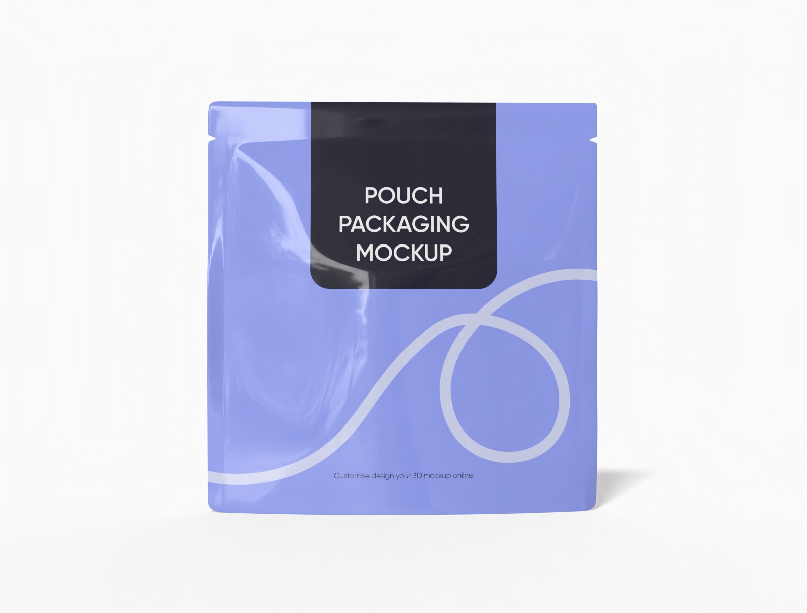 Pouch packaging mockup