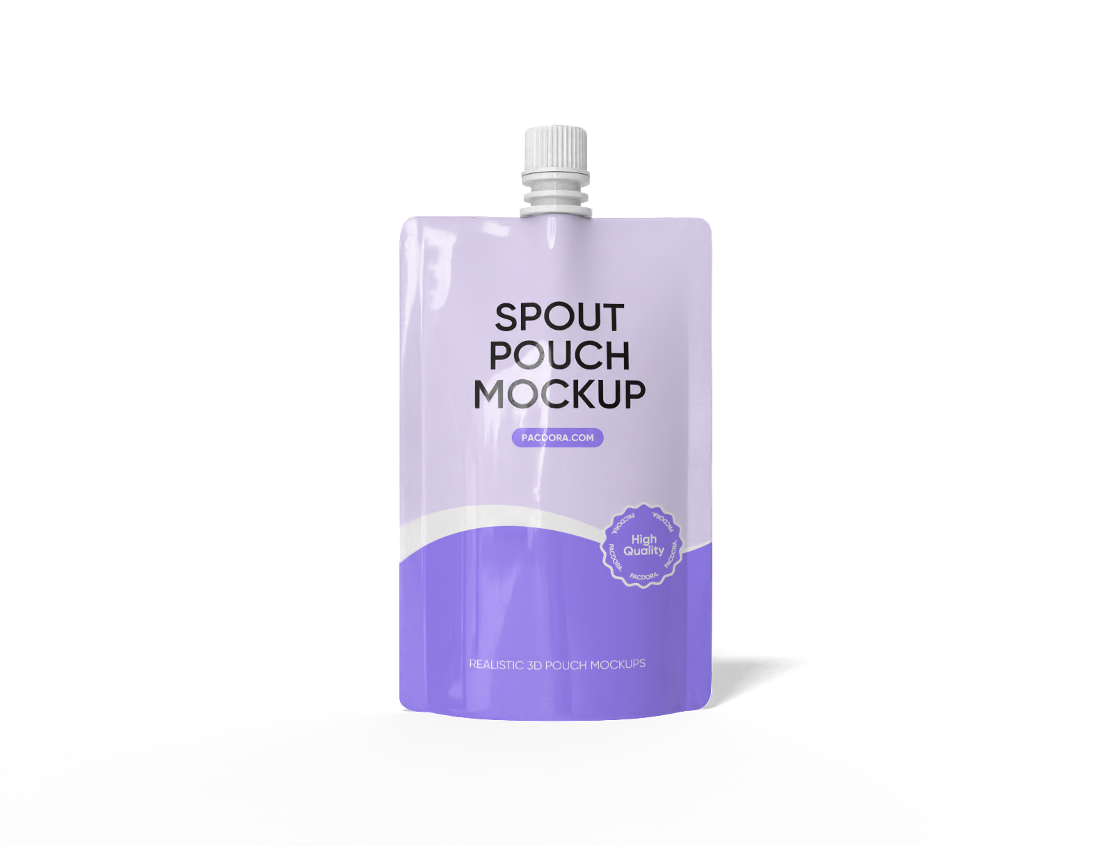 Spout pouch mockup