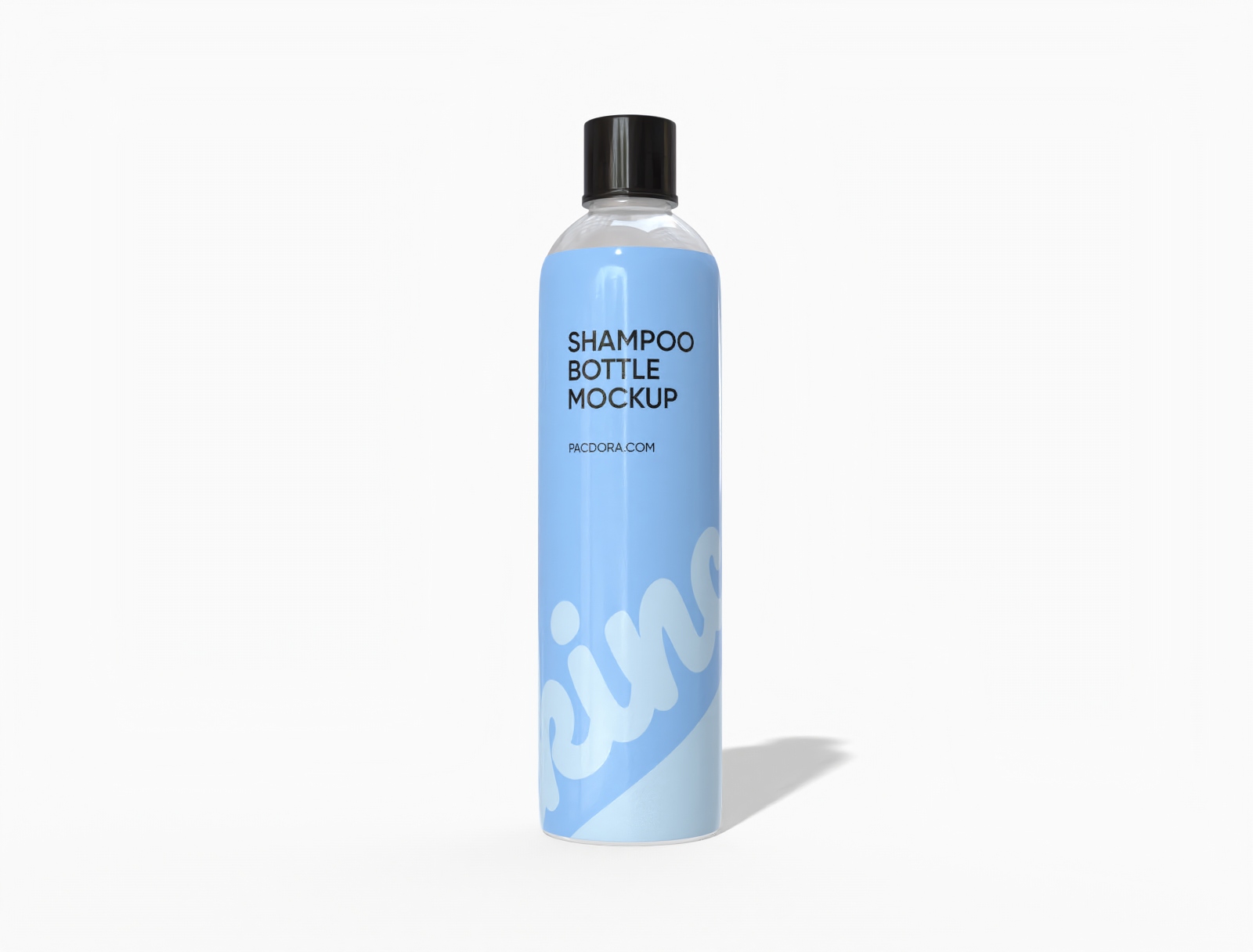 150 ml shampoo bottle mockup