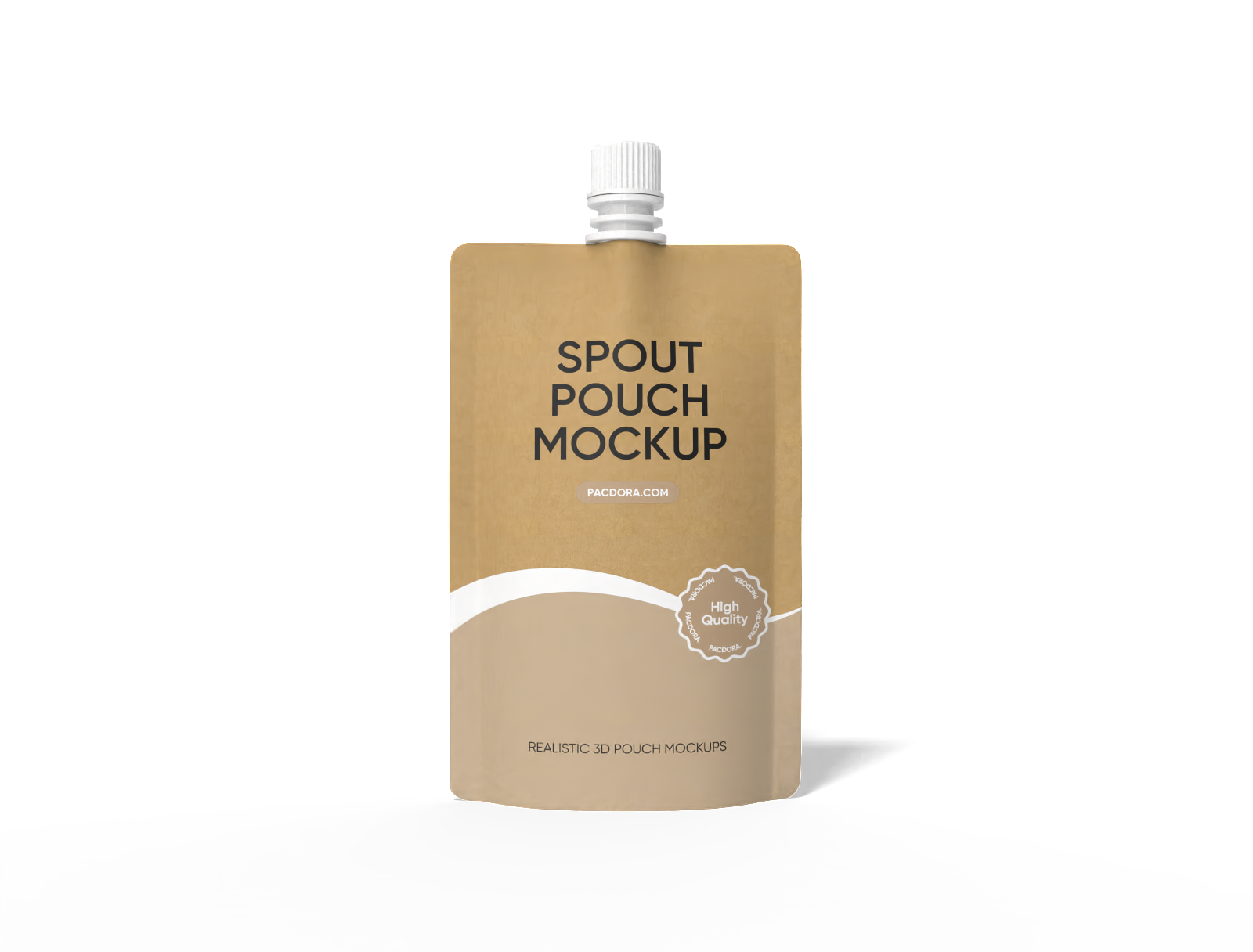 Spout pouch mockup