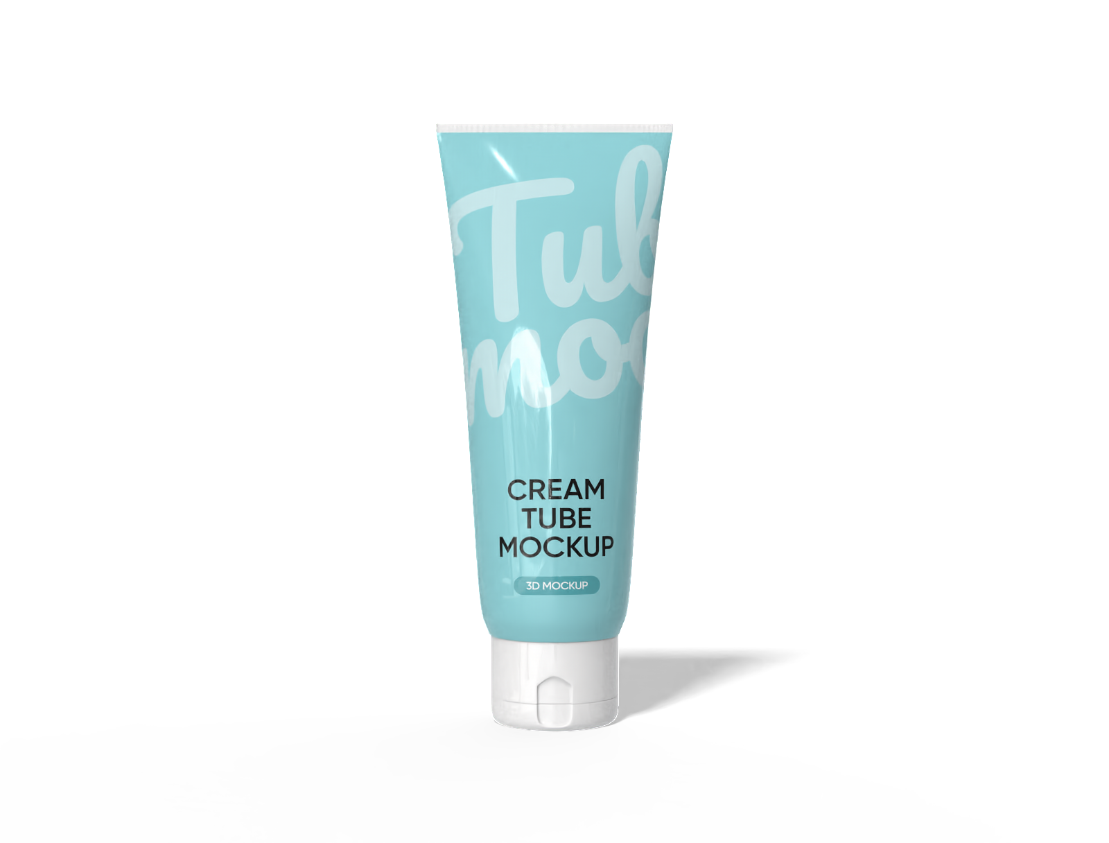 Cosmetic tube mockup