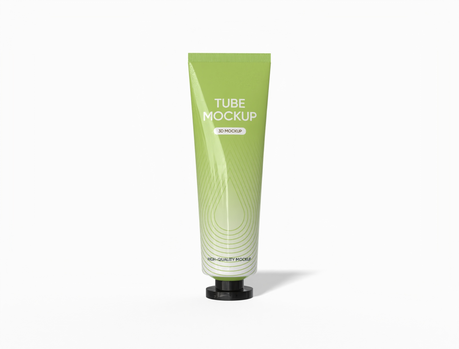 Cosmetic tube mockup