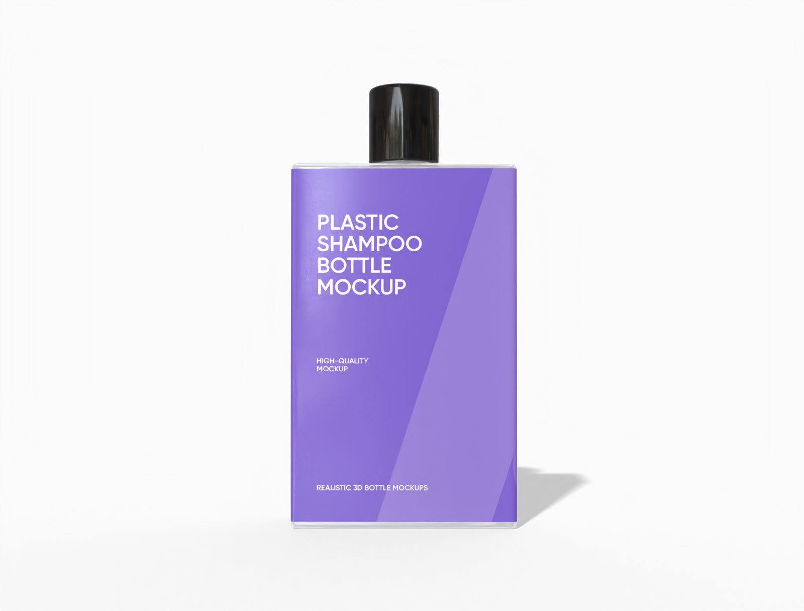 260 ml プラスチックシャンプーボトル モックアップ
