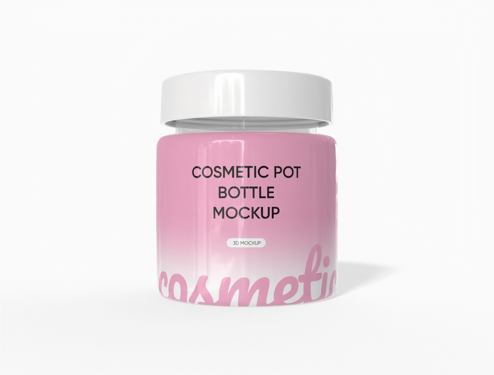 Cosmetic bottle mockup