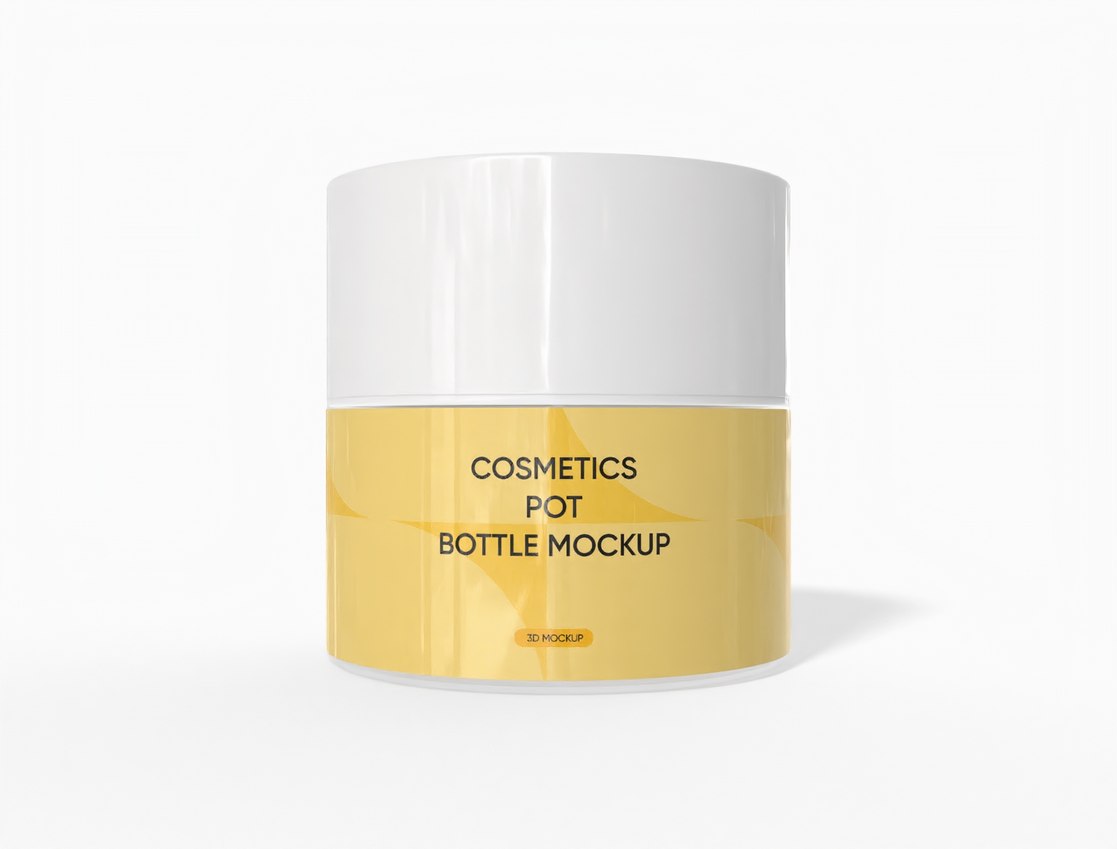 30 ml cosmetic jar mockup
