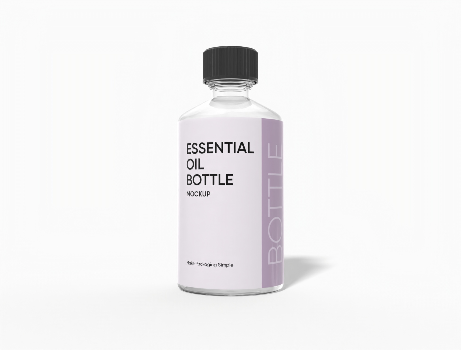 50 ml essential oil bottle mockup