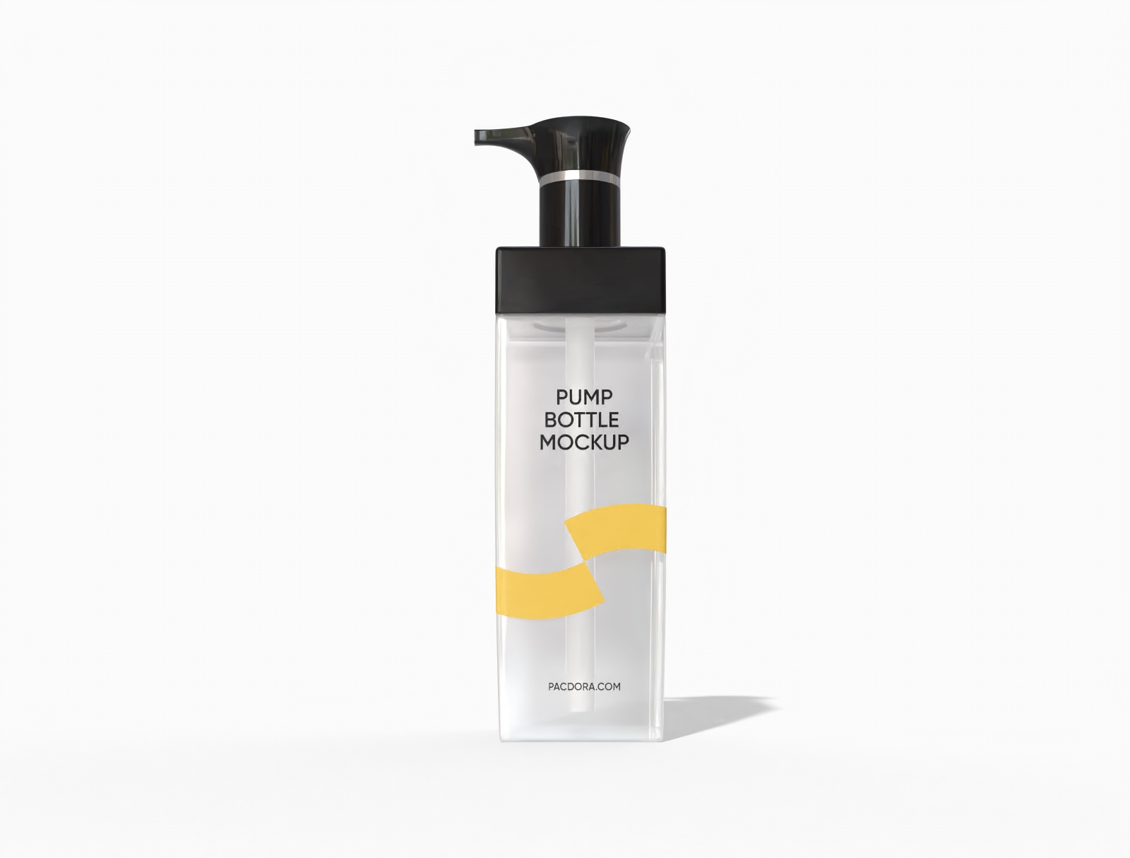 800 mlプラスチックポンプボトルモックアップ