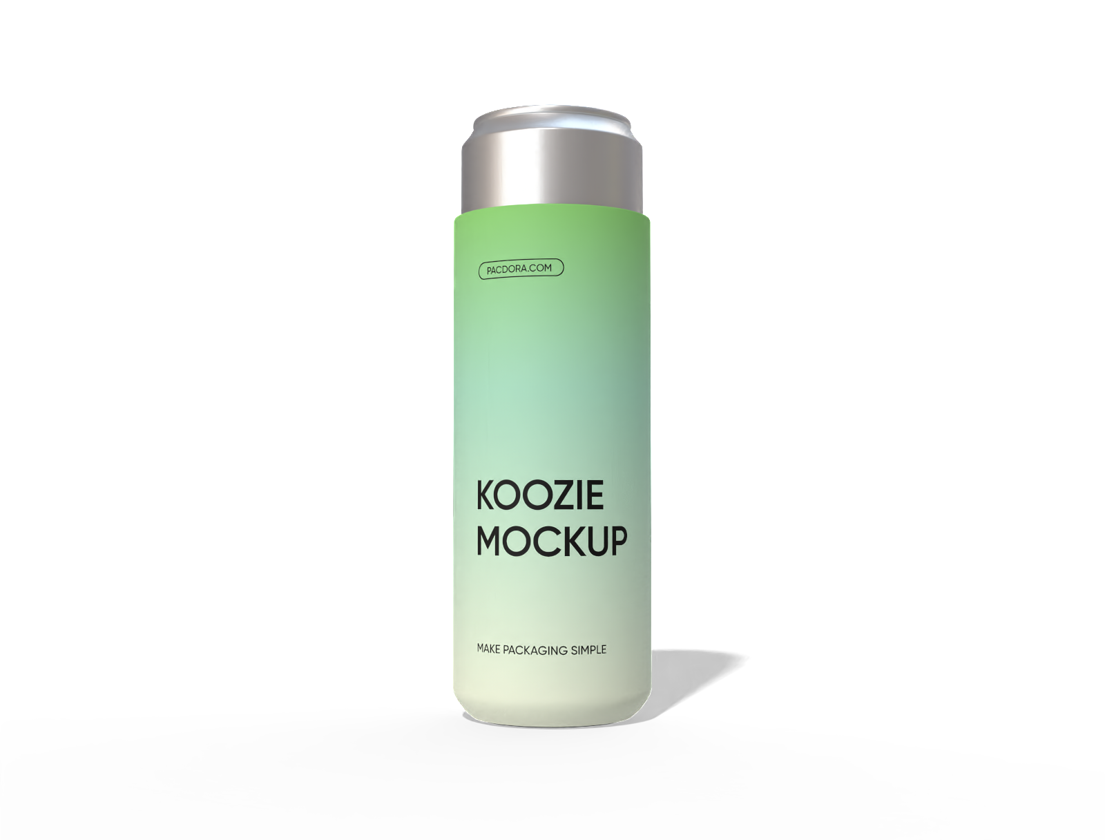 Tall can koozie mockup