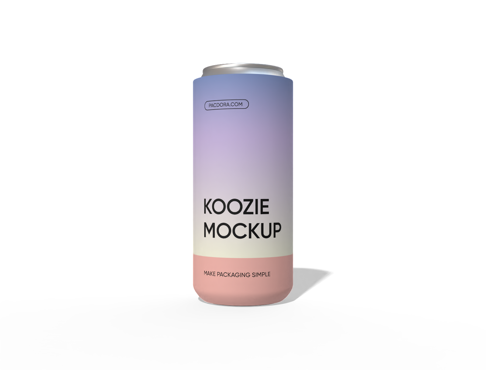 Slim can koozie mockup