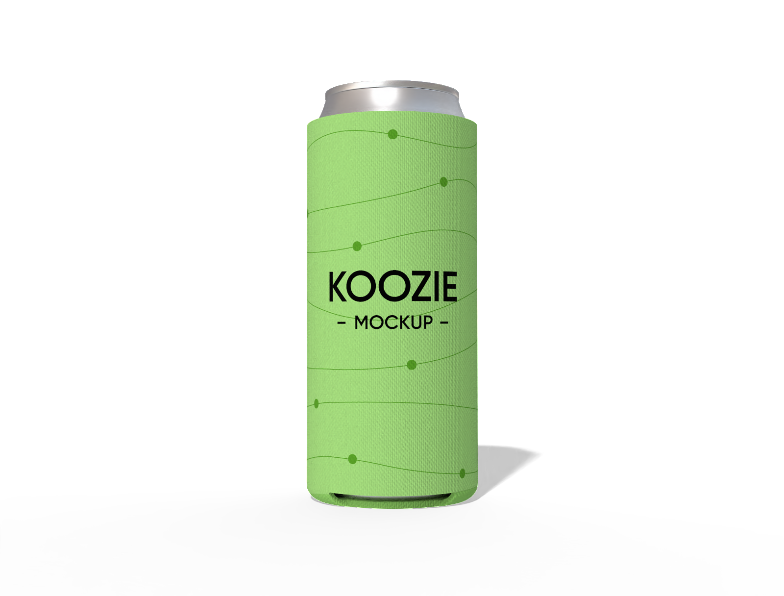 Tall can koozie mockup
