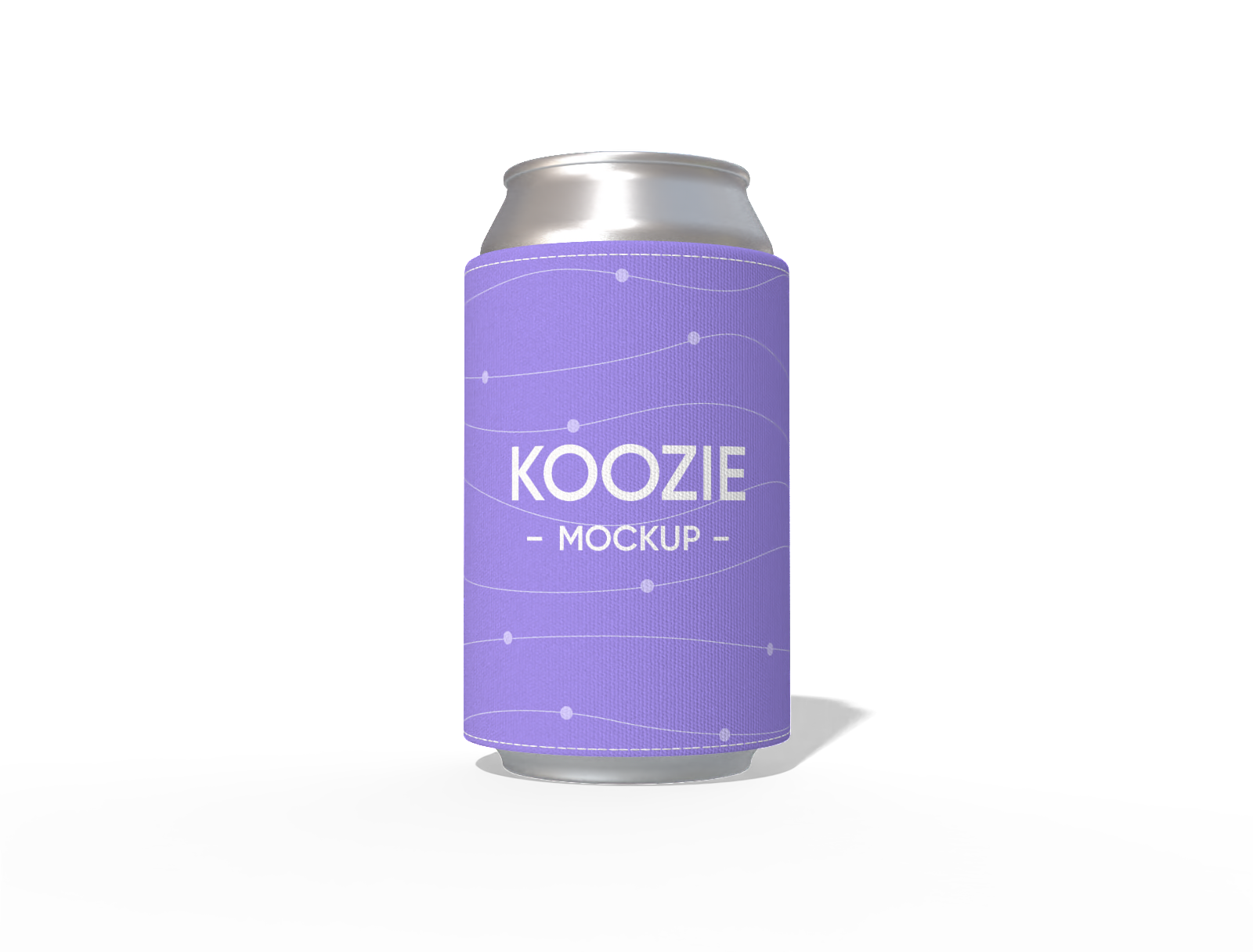 Regular can koozie mockup