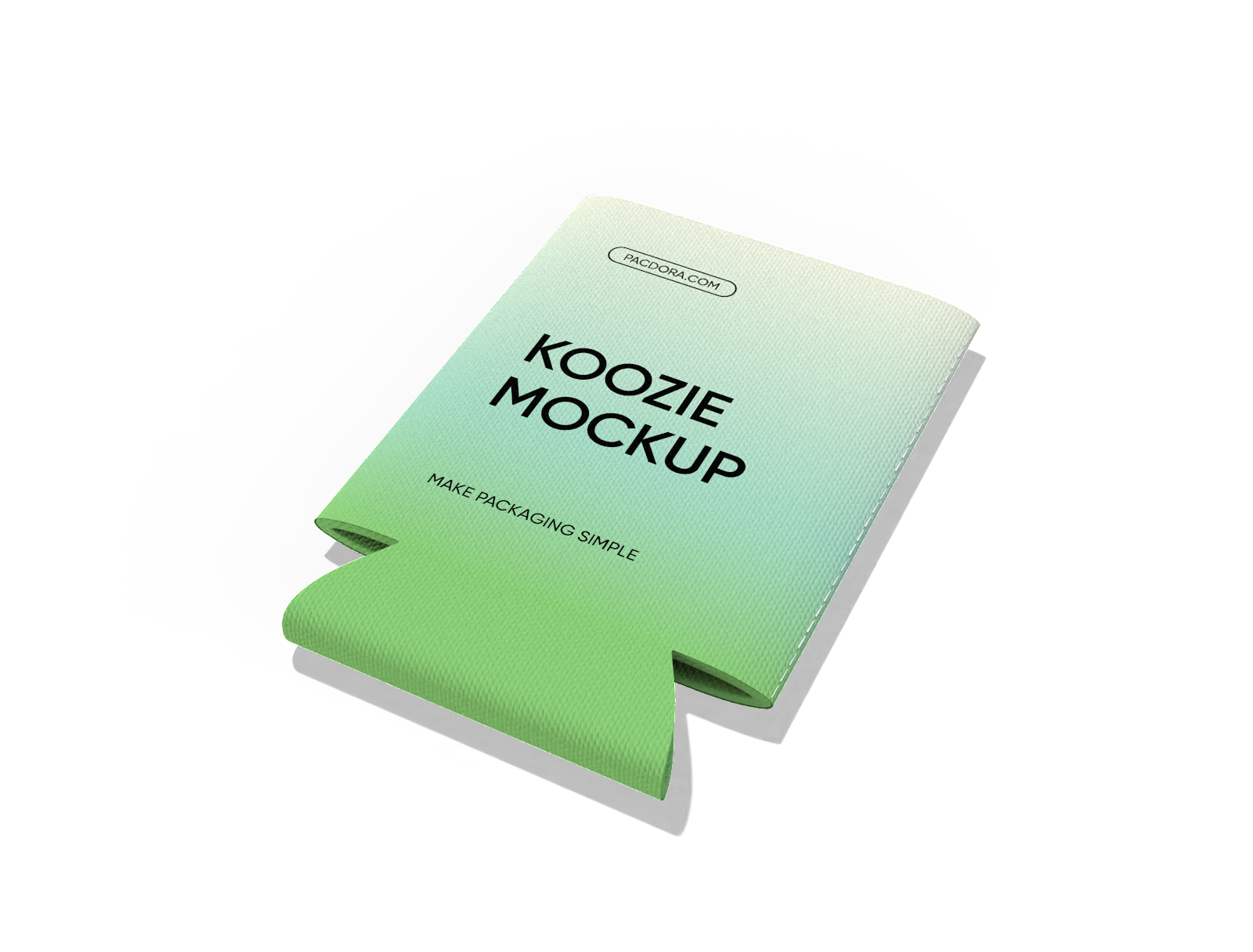 Standard koozie mockup