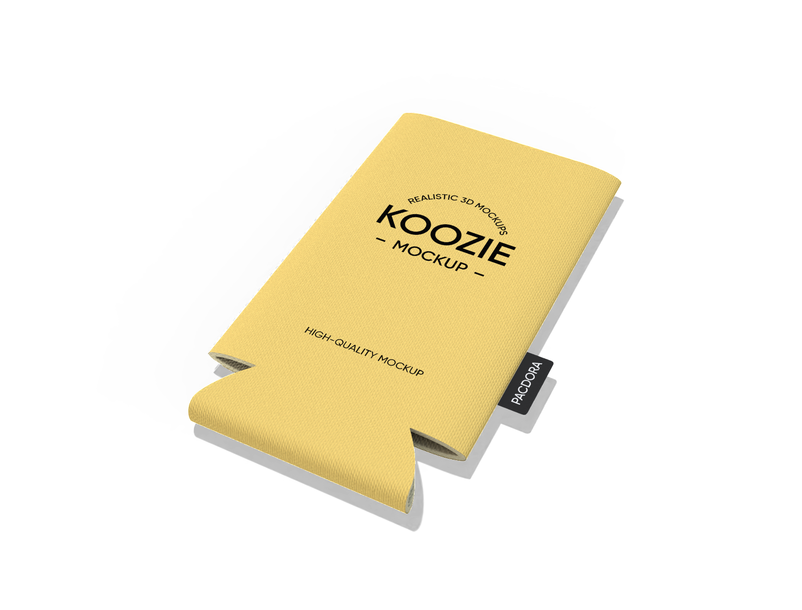 Beverage koozie mockup