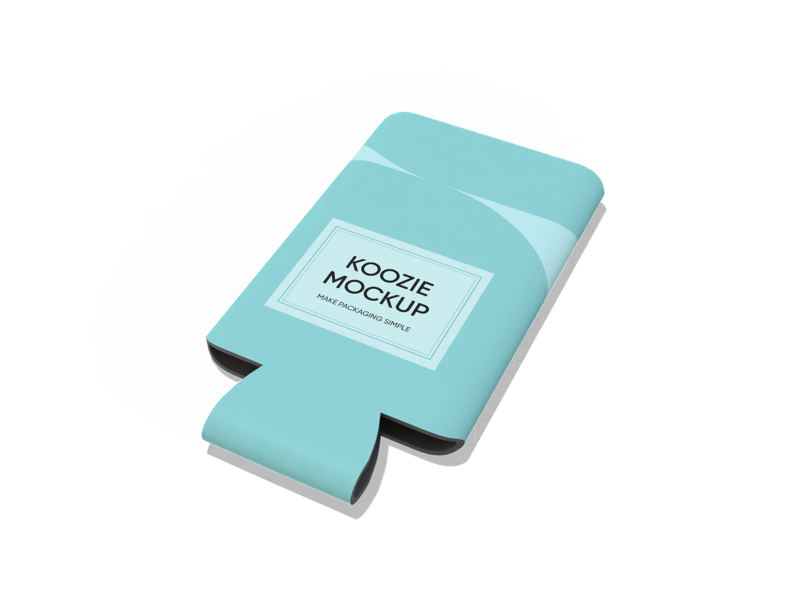 Beverage koozie mockup