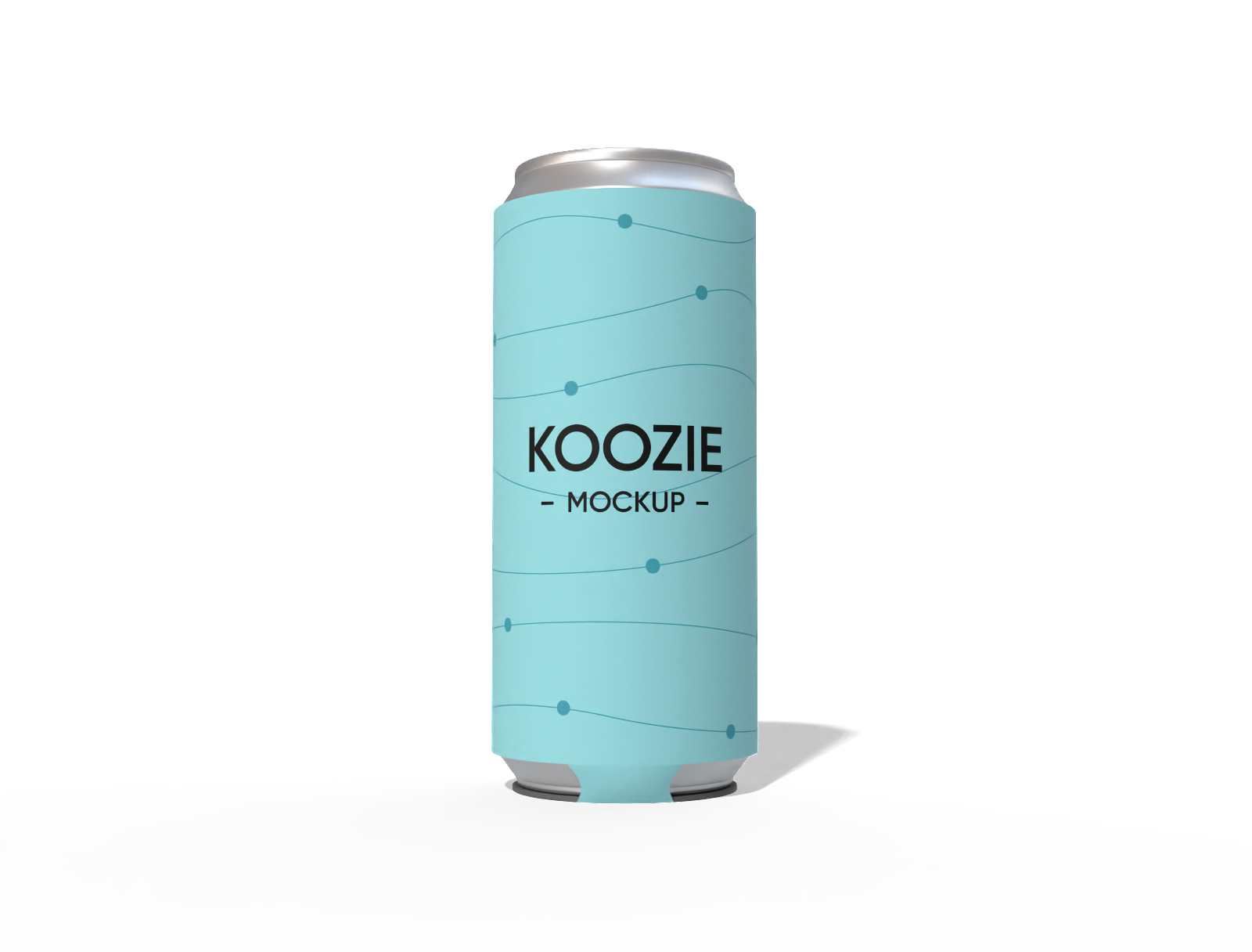 Slim can koozie mockup