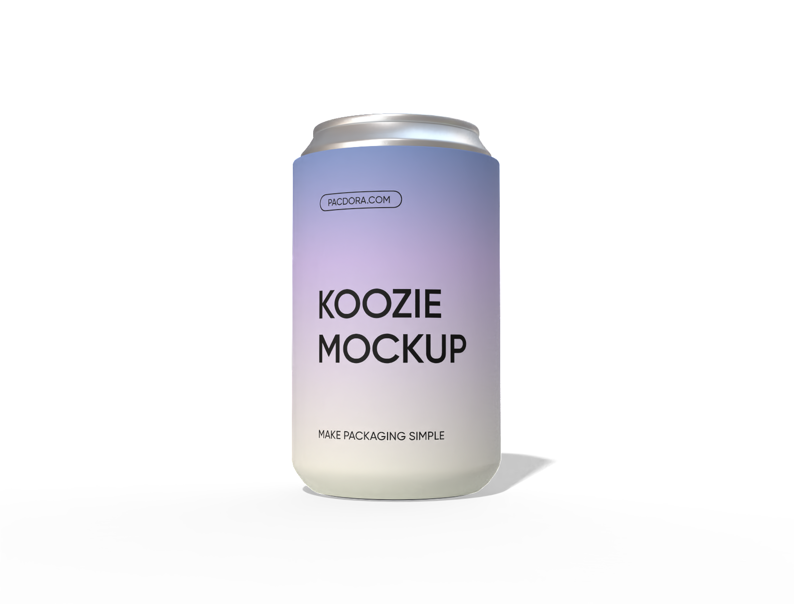 Regular can koozie mockup